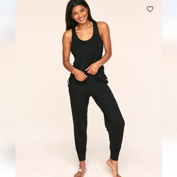Adore Me Black Jayden 2 Pc Lounge Set - Picture 1 of 5